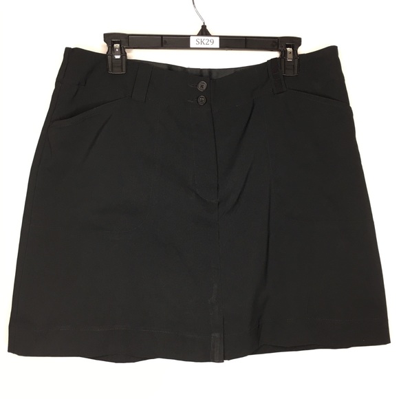 Nike Sz 12 Modern Rise Golf Skirt Fit Dry Pockets